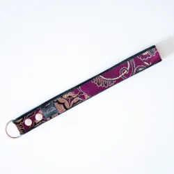 Rączka do smyczy dla psa Royal Tourmaline - przepiękna, efektowny żakard, mieniący się w słońcu, bardzo lekka