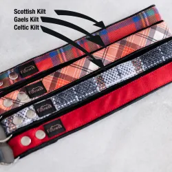 Rączka do smyczy dla psa Celtic Kilt - wodoodporna, trwała, wygodna, idealna na spacery