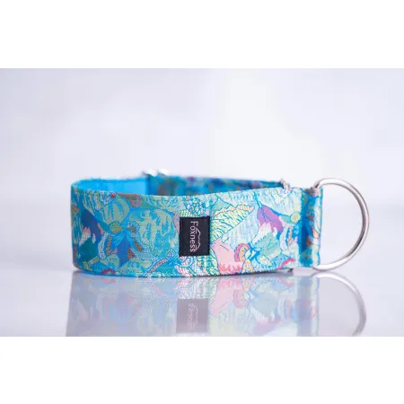 Obroża ozdobna dla psa Calumma 5 cm – luksusowa, stylowa obroża z połyskującymi detalami, lekka i wygodna