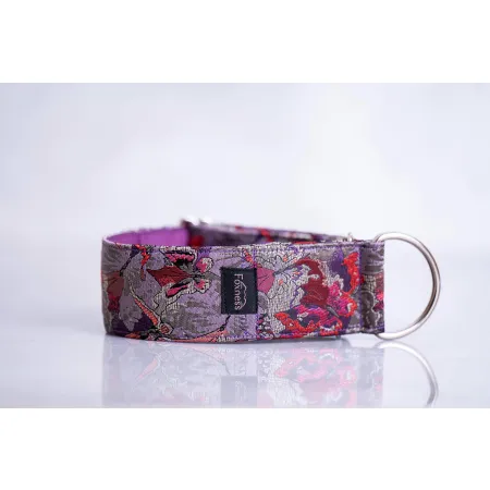 Obroża ozdobna dla psa Palleon 4 cm – luksusowa, stylowa obroża z połyskującymi detalami, lekka i wygodna