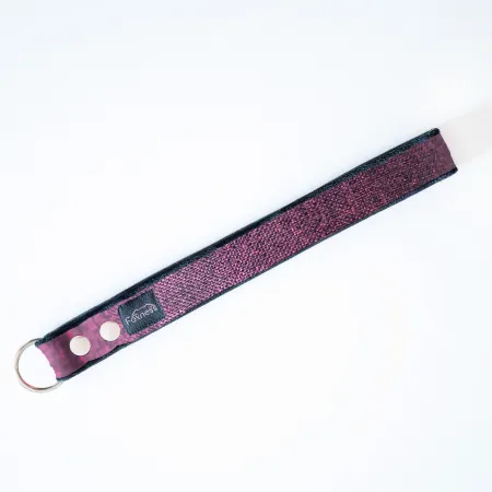 Rączka do smyczy dla psa Burgundy Classic - wodoodporna, trwała, wygodna, idealna na spacery